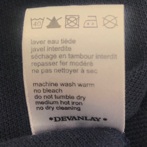 Lacoste Navy Blue Short Sleeve Cotton Polo Size 6 - Picture 7 of 7